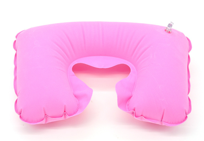 Inflatable U-Shaped Neck Pillow for Comfort