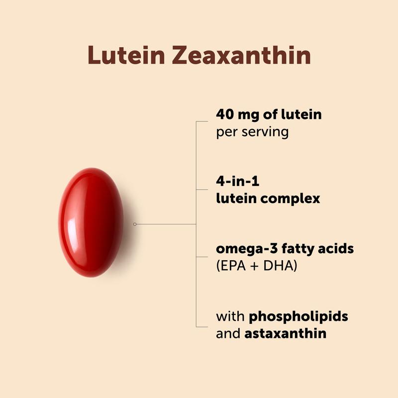 OptiLume Micro Ingredients Lutein & Zeaxanthin Softgels