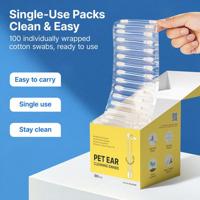 Cotonetes líquidos para oídos de mascotas ClearPaw™