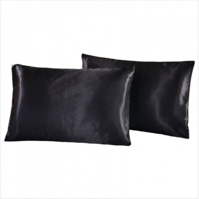 Black Silk Pillowcase