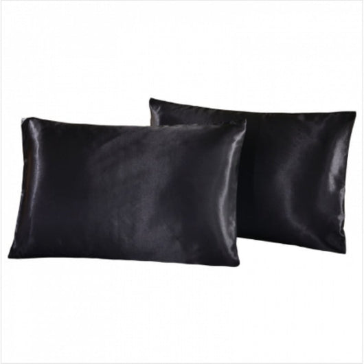 Black Silk Pillowcase