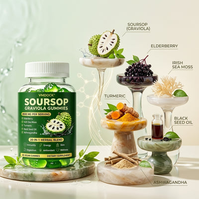 TropiVive™ Graviola 20-in-1 Herbal Gummy Supplement