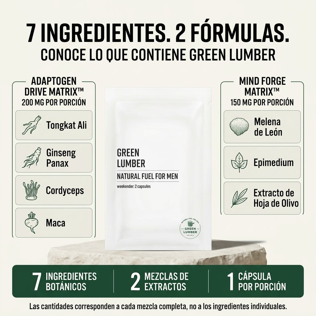 Mezcla botánica Vigoro para la libido masculina