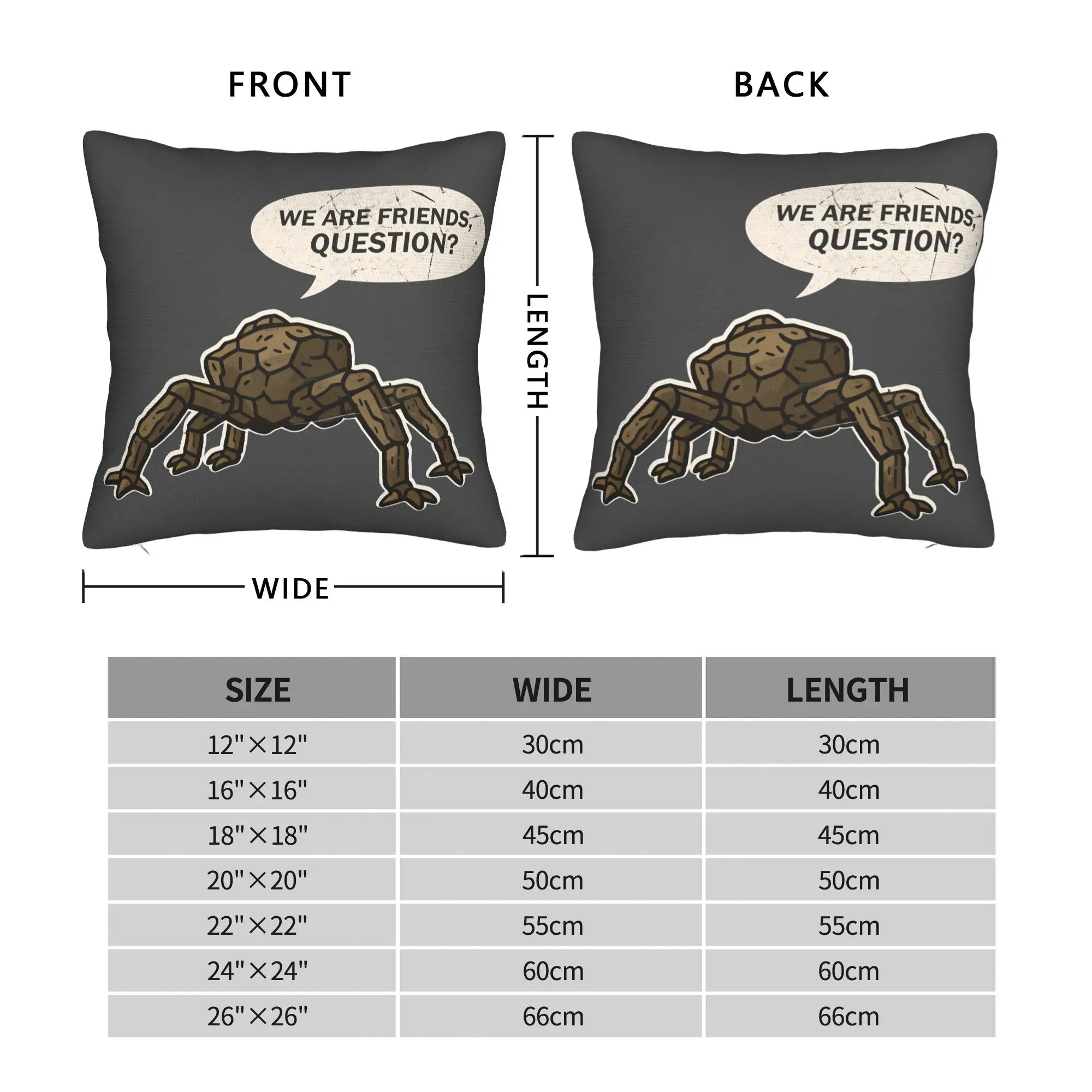 Pillow Case Trendy Film Project Hail Mary Square  Pillow Cover For Sofa Car Home Decor Kawaii Pillowcases