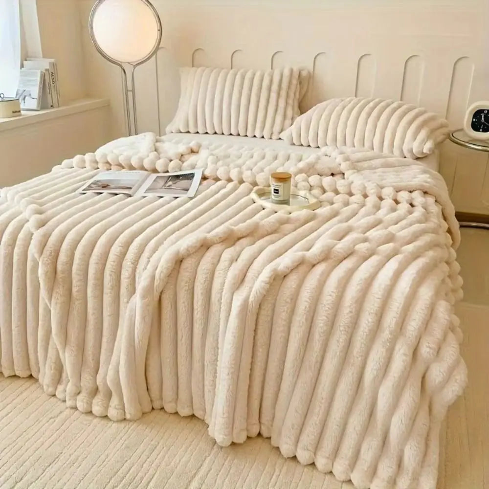 Pet Blanket Warm Faux Rabbit Fur Blanket 200x150cm