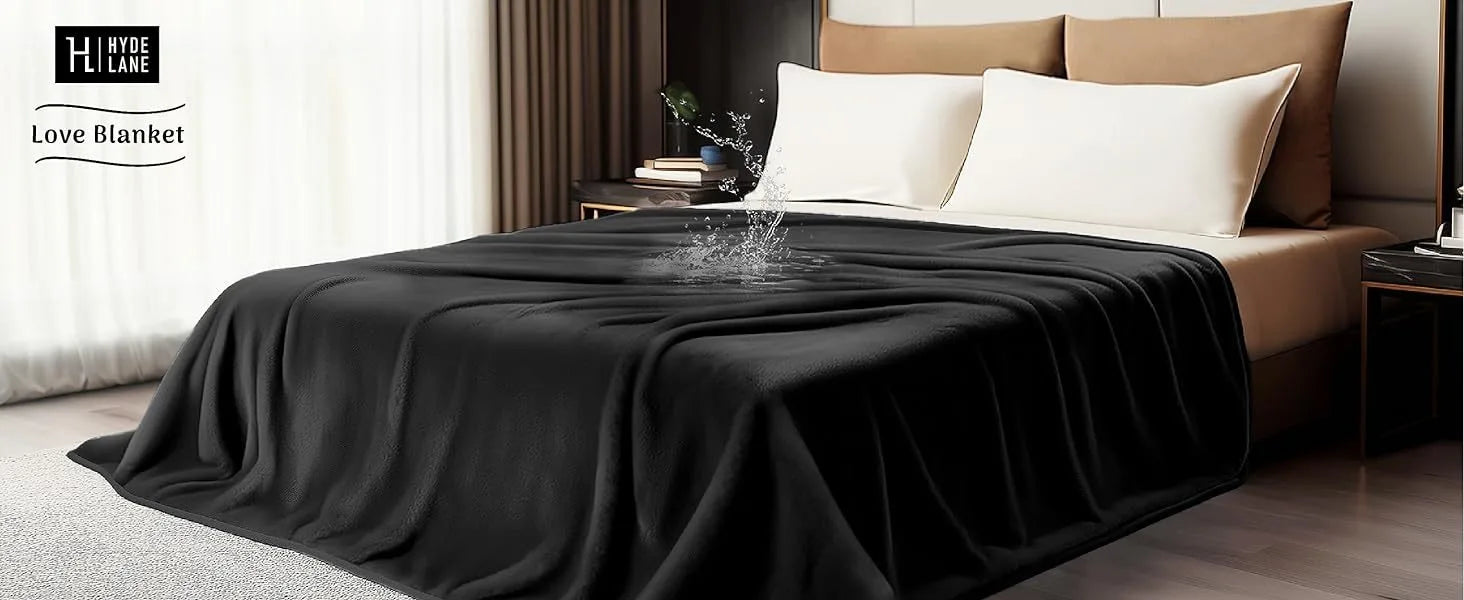 Waterproof blanket  Double-Sided Flannel Blanket for Couples, Bed & Pets | comfortable & Leak proof bed cover
