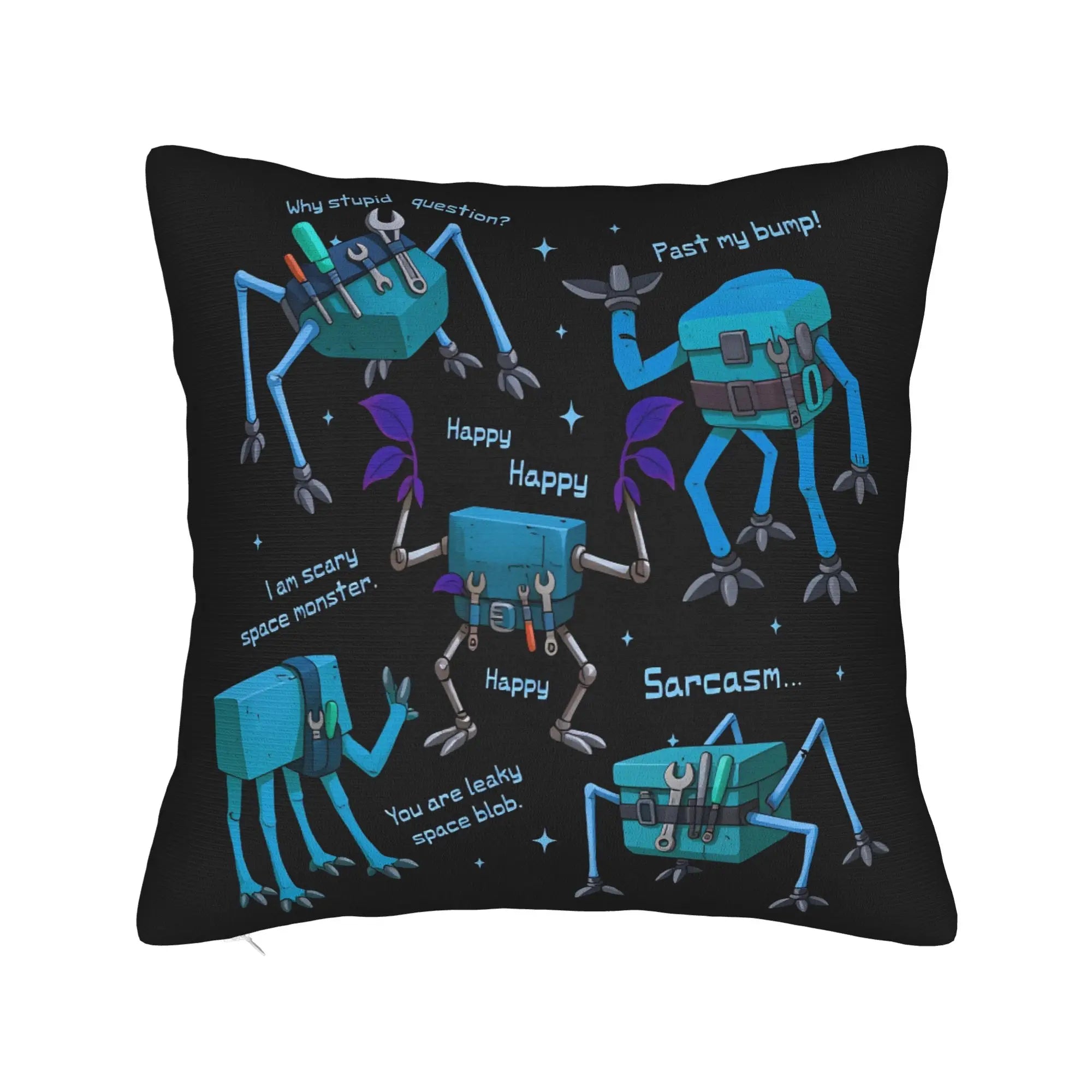 Pillow Case Trendy Film Project Hail Mary Square  Pillow Cover For Sofa Car Home Decor Kawaii Pillowcases