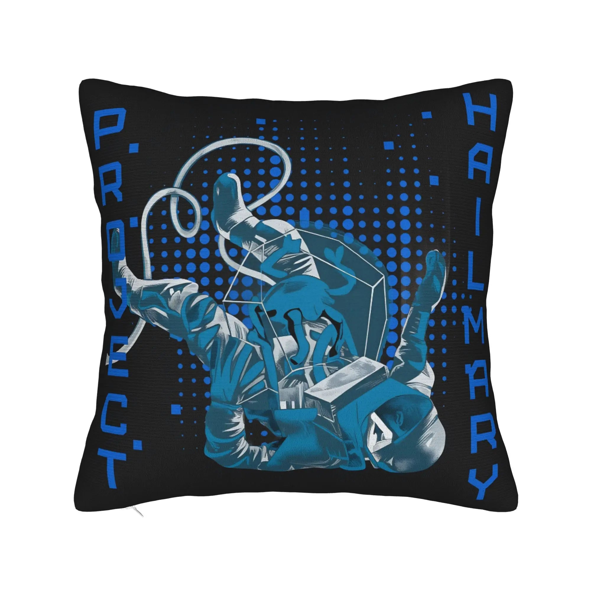 Pillow Case Trendy Film Project Hail Mary Square  Pillow Cover For Sofa Car Home Decor Kawaii Pillowcases