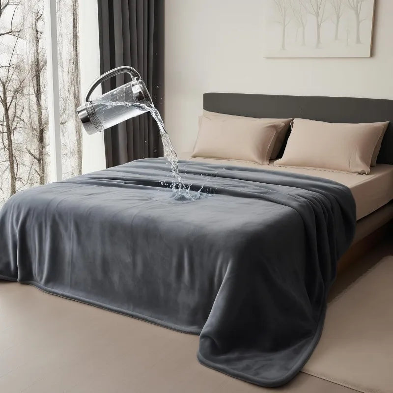 Waterproof blanket  Double-Sided Flannel Blanket for Couples, Bed & Pets | comfortable & Leak proof bed cover