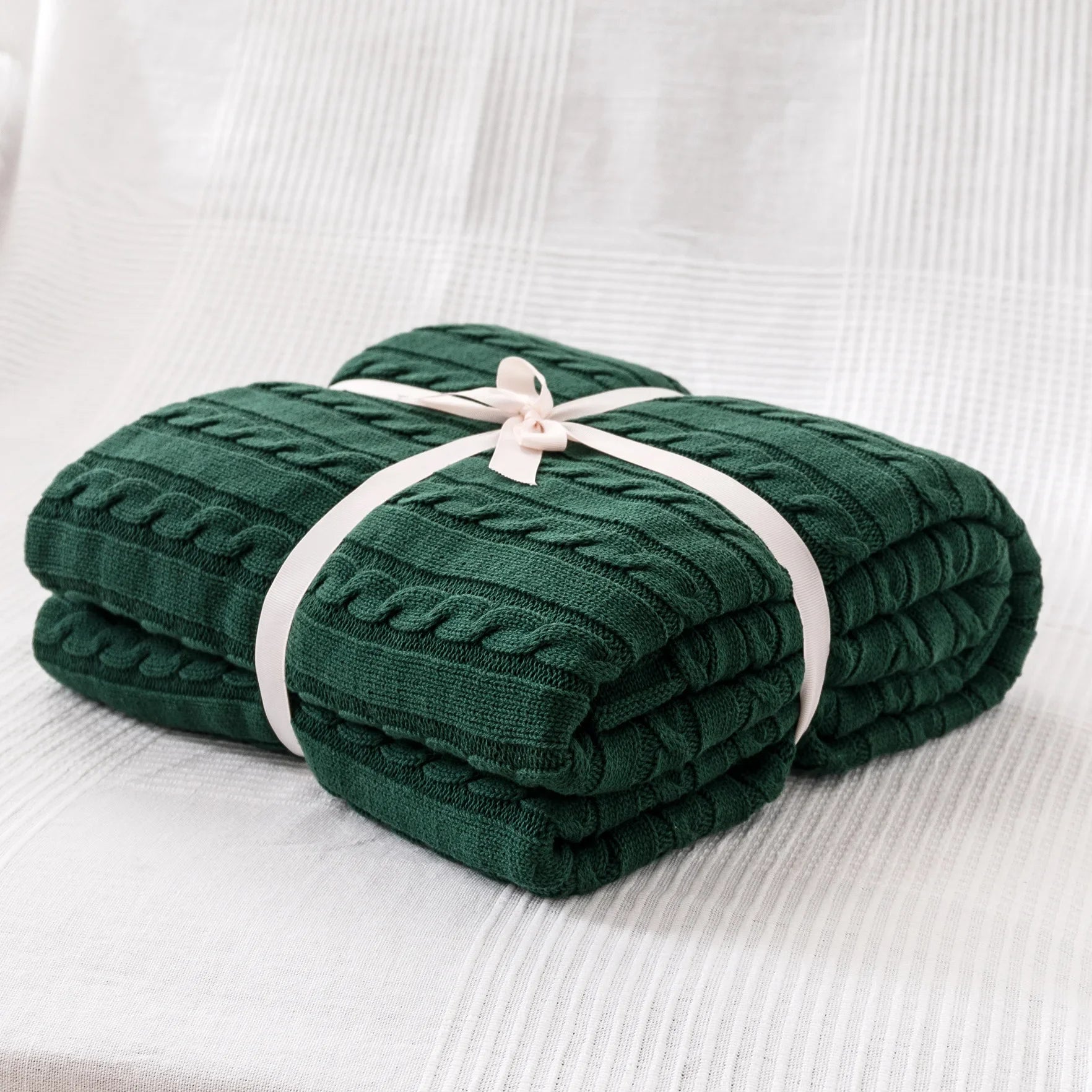 Discover our Cotton Knitted Blanket Solid Color Sofa Blanket Cover Nordic, perfect for adding a cozy touch to any living space. Ideal for adults.