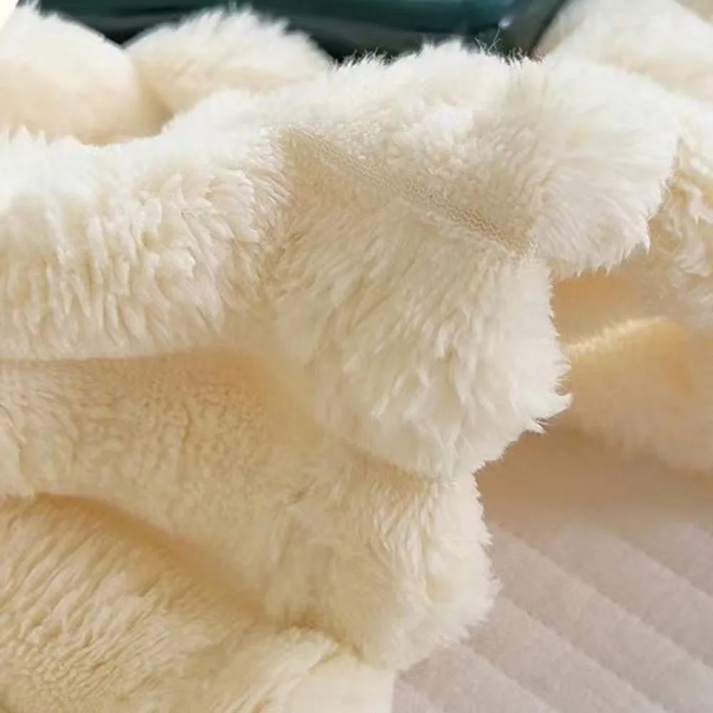 Pet Blanket Warm Faux Rabbit Fur Blanket 200x150cm