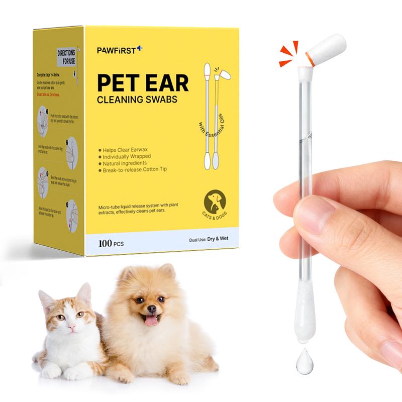 Cotonetes líquidos para oídos de mascotas ClearPaw™