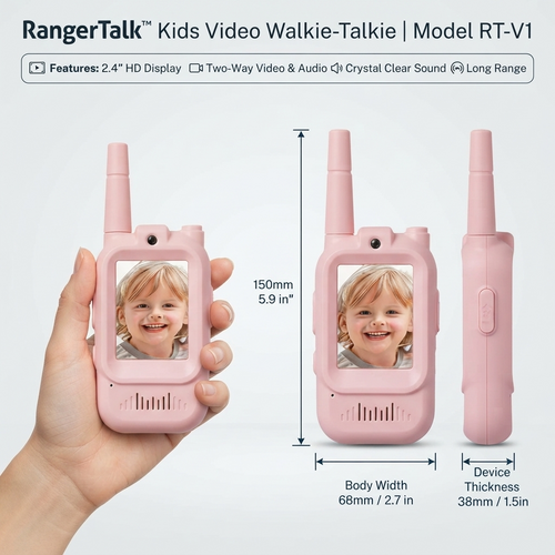 RangerTalk™ Kids Walkie Talkie With Video