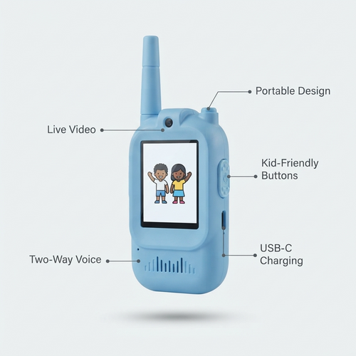 RangerTalk™ Kids Walkie Talkie With Video