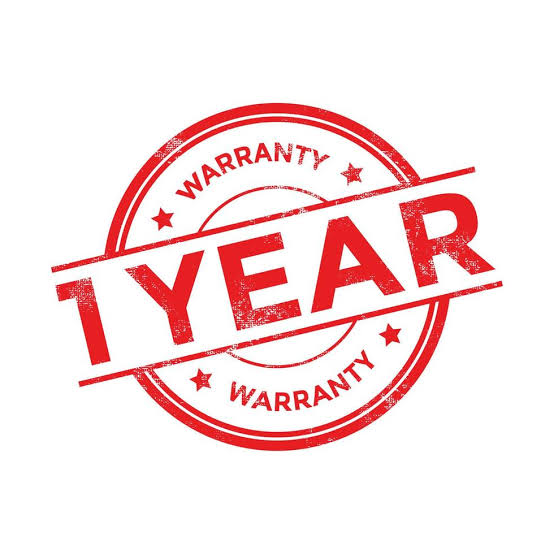 1 Year Warranty